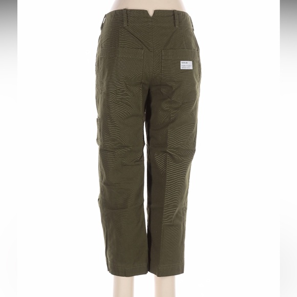 Hurley Women's Green Cropped Capris - Picture 3 of 6